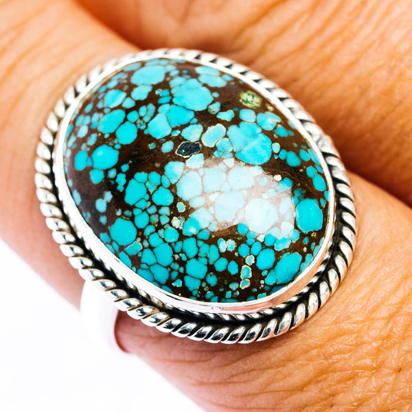 Premium Tibetan Turquoise Ring Size 9.5 (.925 Sterling Silver)