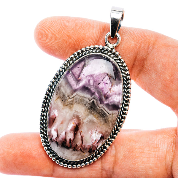 Super 7 Melody Stone Pendant 2 3/8" (.925 Sterling Silver)
