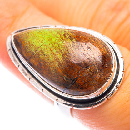 Gaspeite Ring Size 6.75 (925 Sterling Silver) R141344