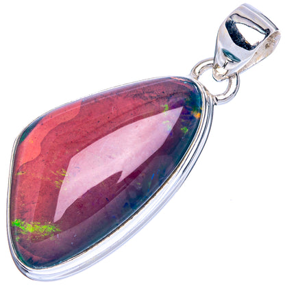 Rare Triplet Opal Pendant 1 3/8" (925 Sterling Silver) P41782