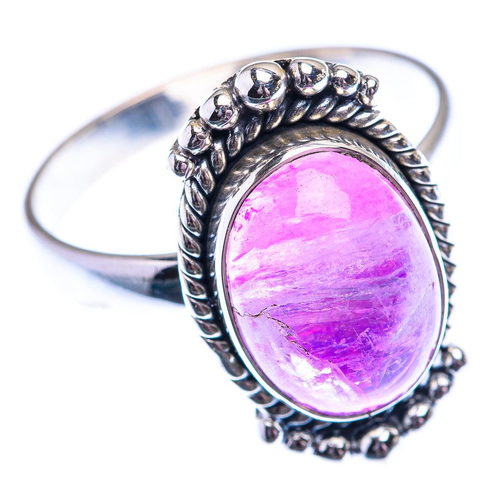 Pink Moonstone 925 Sterling Silver Ring Size 10.5 (925 Sterling Silver) RING140324