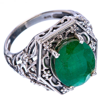 Green Sillimanite Ring Size 6.75 (925 Sterling Silver) R146406