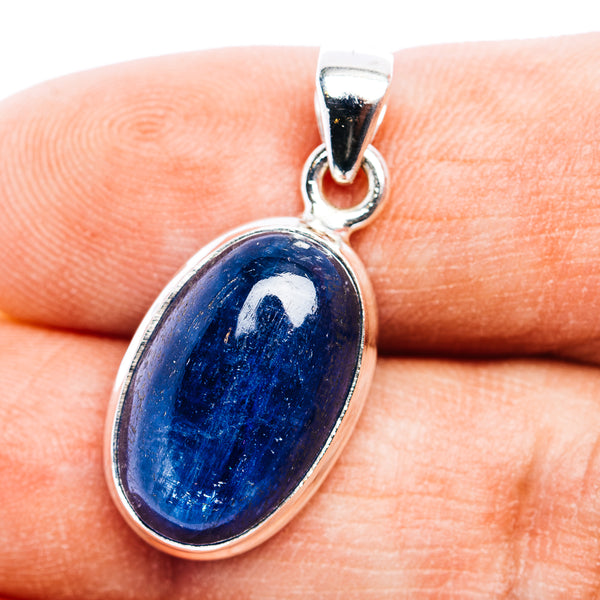 Kyanite Pendant 1 1/8" (.925 Sterling Silver)
