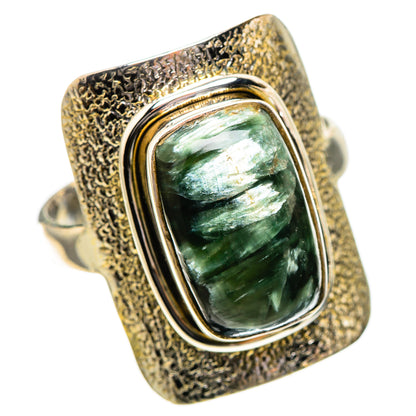 Seraphinite Ring Size 11 (925 Sterling Silver) RING137867
