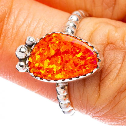 Synthetic Opal Ring Size 6.25 (925 Sterling Silver) R146279