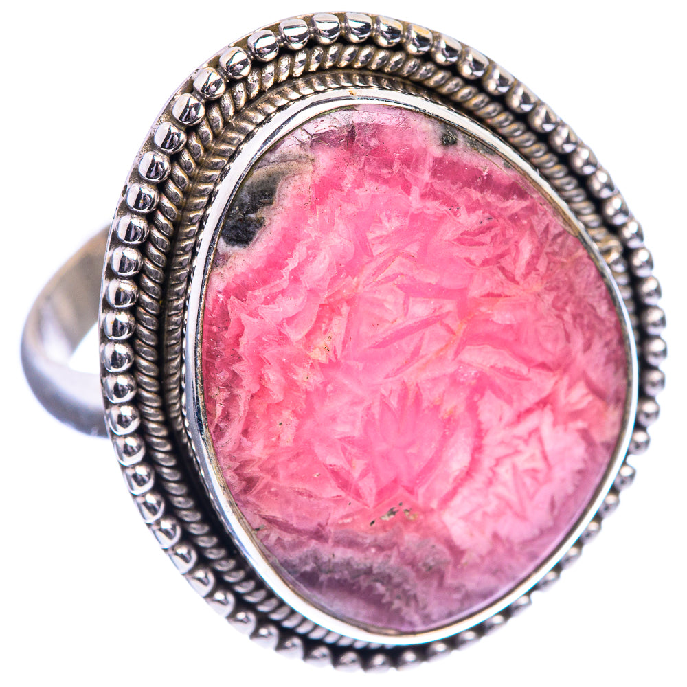 Large Rhodochrosite Ring Size 11 (925 Sterling Silver) R143182