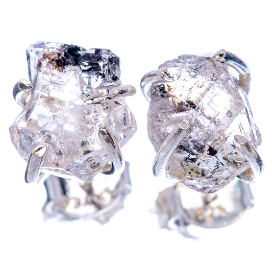 Herkimer Diamond Dainty Earrings 3/8" (925 Sterling Silver) E2031