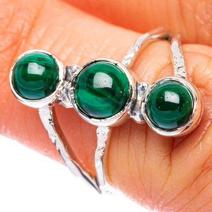 Premium Malachite 925 Sterling Silver Ring Size 5.5 Ana Co R3448