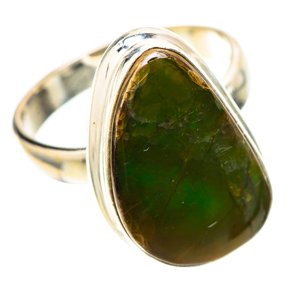 Canadian Ammolite Ring Size 7.25 (925 Sterling Silver) RING139806
