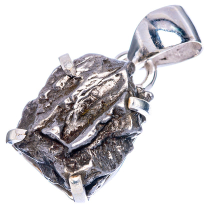 Rare Campo Del Cielo Meteorites  Pendant 1" (925 Sterling Silver) P41650