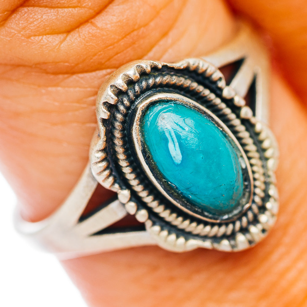 Mojave Turquoise Ring Size 10 (.925 Sterling Silver)