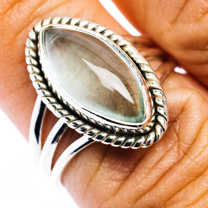 Premium Aquamarine Ring Size 7.75 (.925 Sterling Silver)