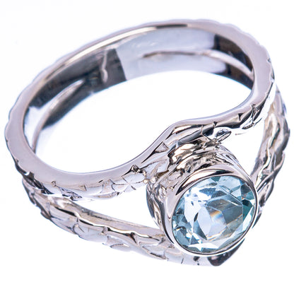 Asc Premium Blue Topaz Ring Size 6.75 (925 Sterling Silver) R3500