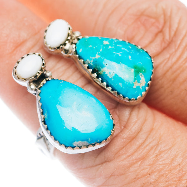 Exclusive Sierra Bella Turquoise, White Buffalo Turquoise Ring Size 7.5 (.925 Sterling Silver)