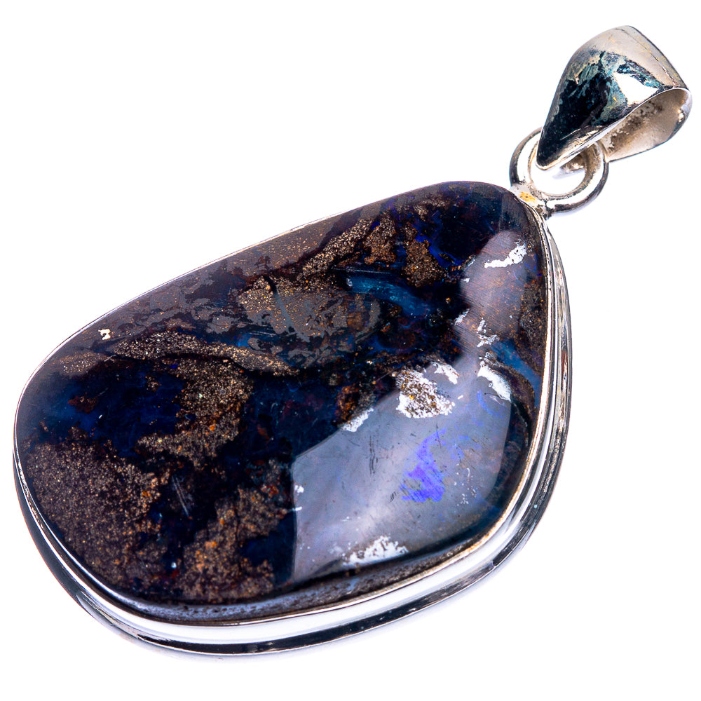 Boulder Opal Pendant 1 5/8" (925 Sterling Silver) P39374
