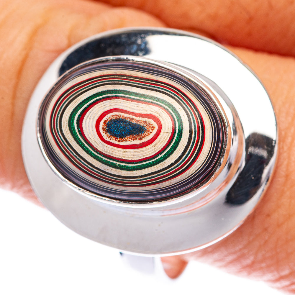 Fordite Ring Size 11 (925 Sterling Silver) R144616
