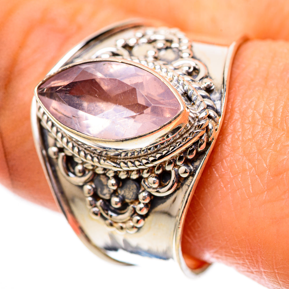 Rose Quartz Ring Size 10.25 (925 Sterling Silver) RING139759