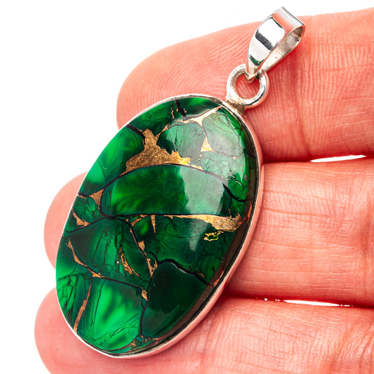 Premium Irish Dahlia Turquoise Pendant 1 5/8" (.925 Sterling Silver)