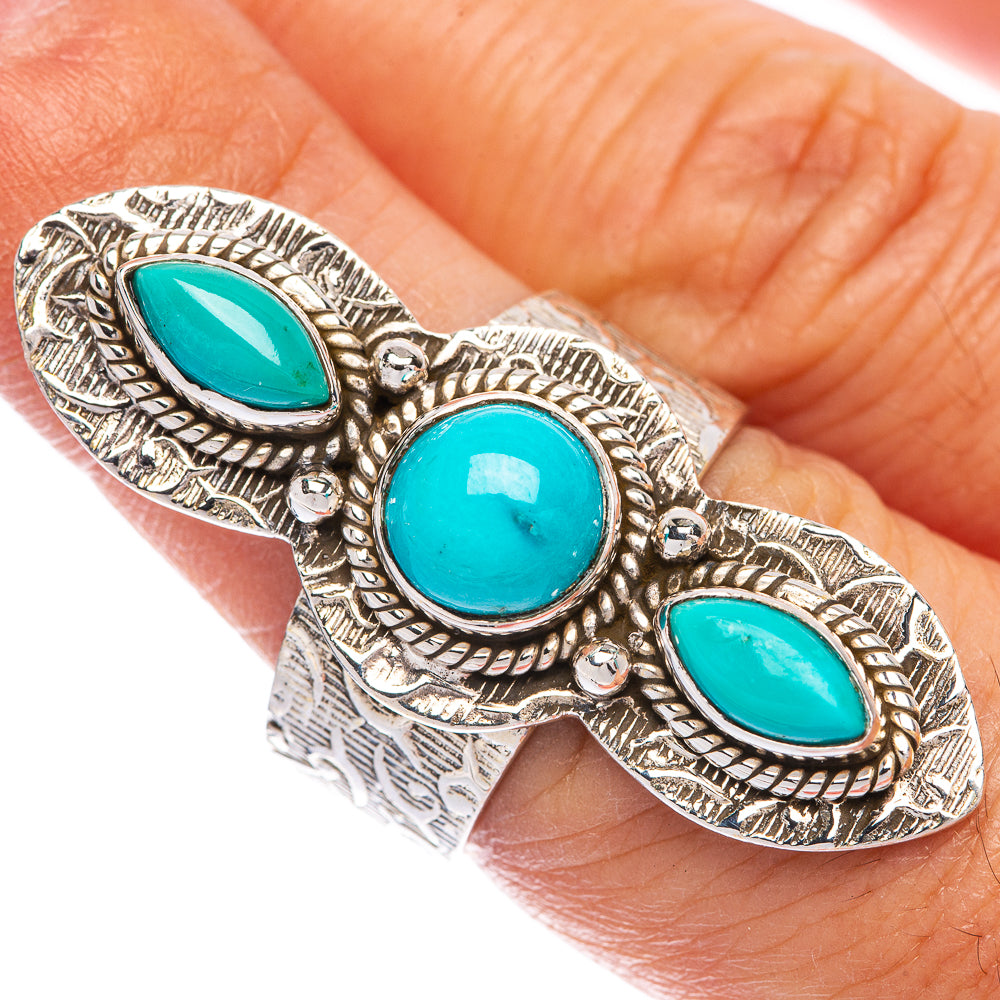 Large Sleeping Beauty Turquoise Ring Size 7 (925 Sterling Silver) R144665