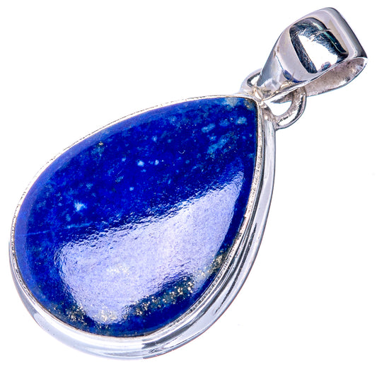 Lapis Lazuli Pendant 1 3/8" (925 Sterling Silver) P40887