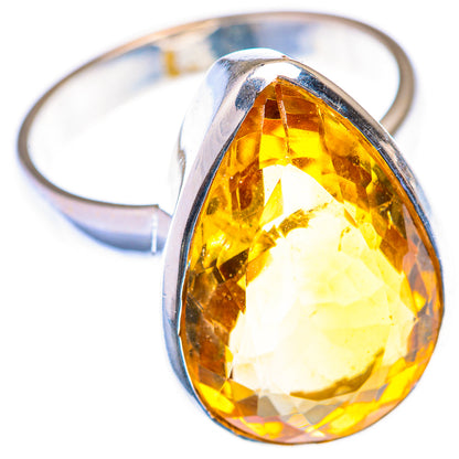 Faceted Citrine Ring Size 11 (925 Sterling Silver) RING139967
