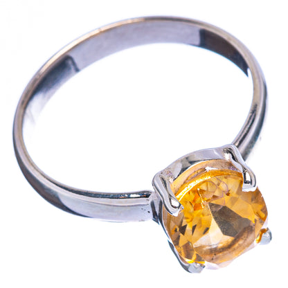 Faceted Citrine Ring Size 8.25 (925 Sterling Silver) R146351