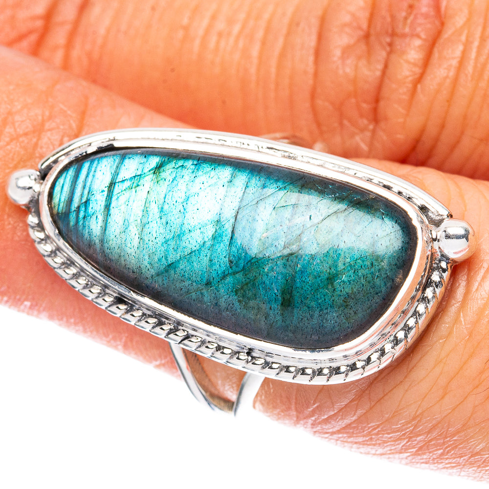 Premium Labradorite 925 Sterling Silver Ring Size 6 Ana Co R3566