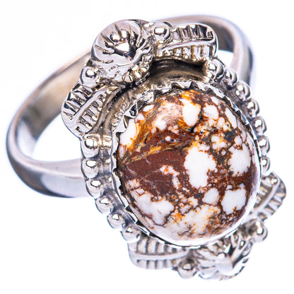 Wild Horse Jasper Ring Size 7 (925 Sterling Silver) R3945