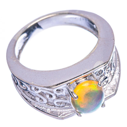Rare Ethiopian Opal Ring Size 7 (925 Sterling Silver) R146015