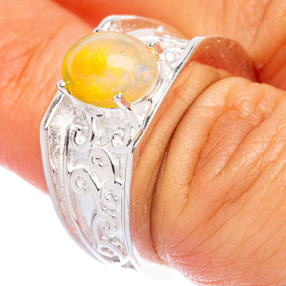 Rare Ethiopian Opal Ring Size 6 (925 Sterling Silver) R145929