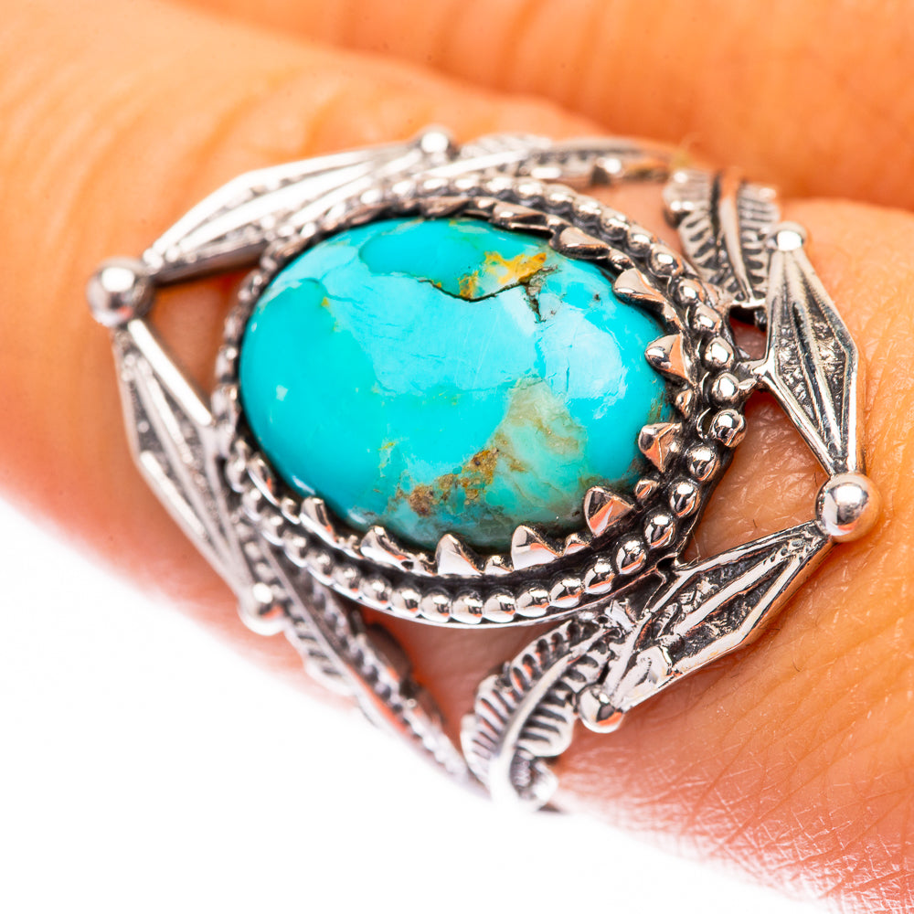 Chrysocolla Ring Size 8.5 (925 Sterling Silver) R140554