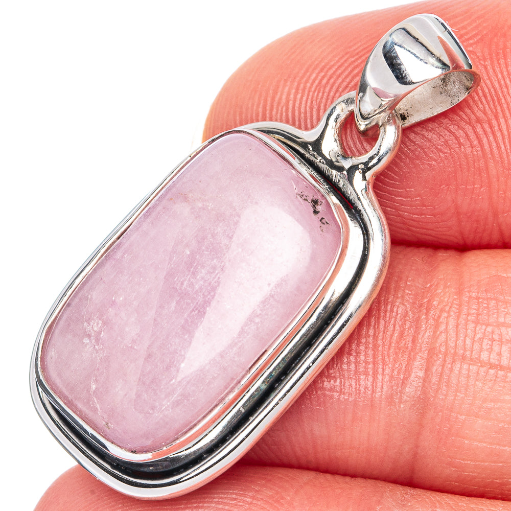 Rare Kunzite Pendant 1 3/8" (925 Sterling Silver) P41281