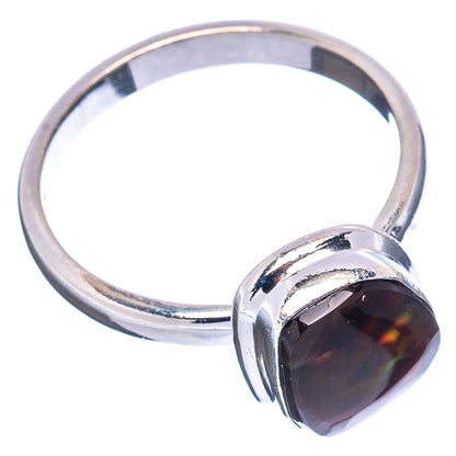 Rare Mexican Fire Agate Ring Size 8 (.925 Sterling Silver)