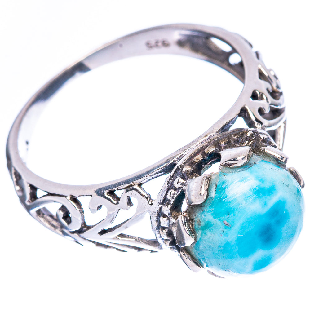 Larimar Ring Size 8.75 (925 Sterling Silver) R2323