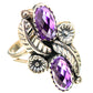 Faceted Amethyst Ring Size 8.75 (925 Sterling Silver) RING139058