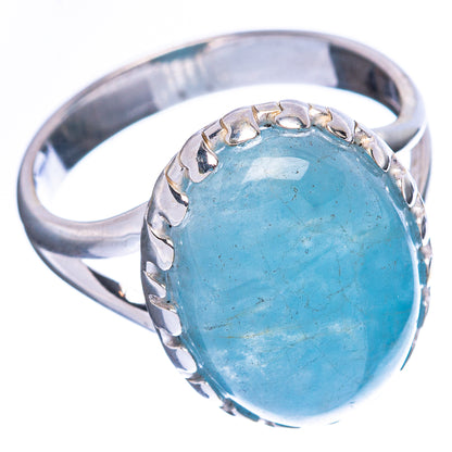 Aquamarine Ring Size 7.75 (925 Sterling Silver) R2327