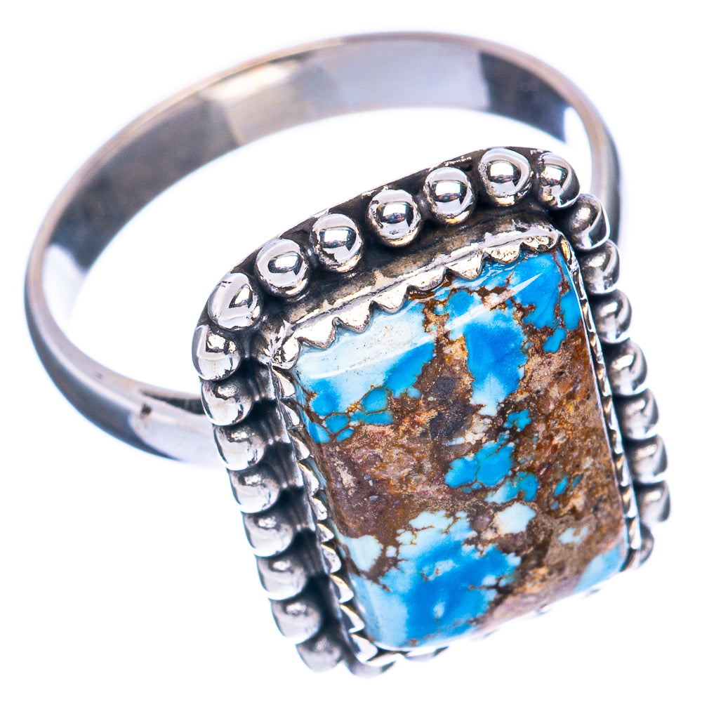Rare Golden Hills Turquoise Ring Size 8 (925 Sterling Silver) R2869