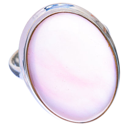 Large Rose Quartz Ring Size 9.5 (925 Sterling Silver) R140794