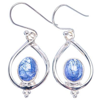 Premium Tanzanite Earrings 1 1/2" (.925 Sterling Silver)