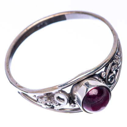 Garnet Dainty Ring Size 7.5 (925 Sterling Silver) R145270