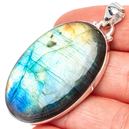 Labradorite Pendant 2" (925 Sterling Silver) P42549