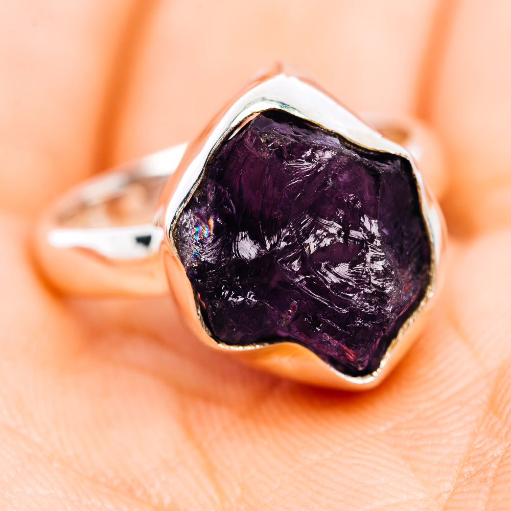 Amethyst Ring Size 7.5 (.925 Sterling Silver)
