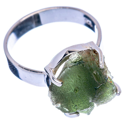 Rare Czech Moldavite Ring Size 5.75 (925 Sterling Silver) R145570