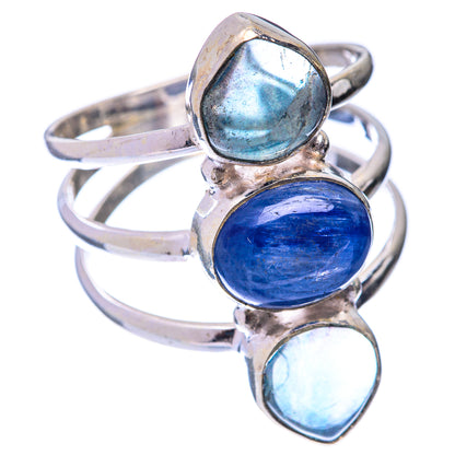 Kyanite, Aquamarine Ring Size 9 (925 Sterling Silver) R141078