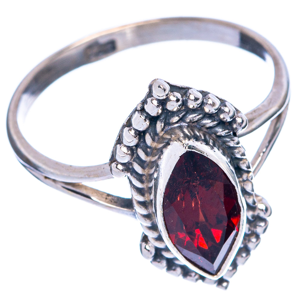 Garnet Dainty Ring Size 6 (925 Sterling Silver) R145484