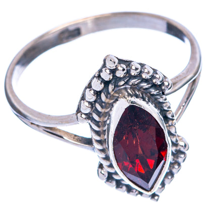 Garnet Dainty Ring Size 6 (925 Sterling Silver) R145484