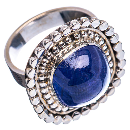 10+ ct Premium Tanzanite Ring Size 8 Adjustable (.925 Sterling Silver)