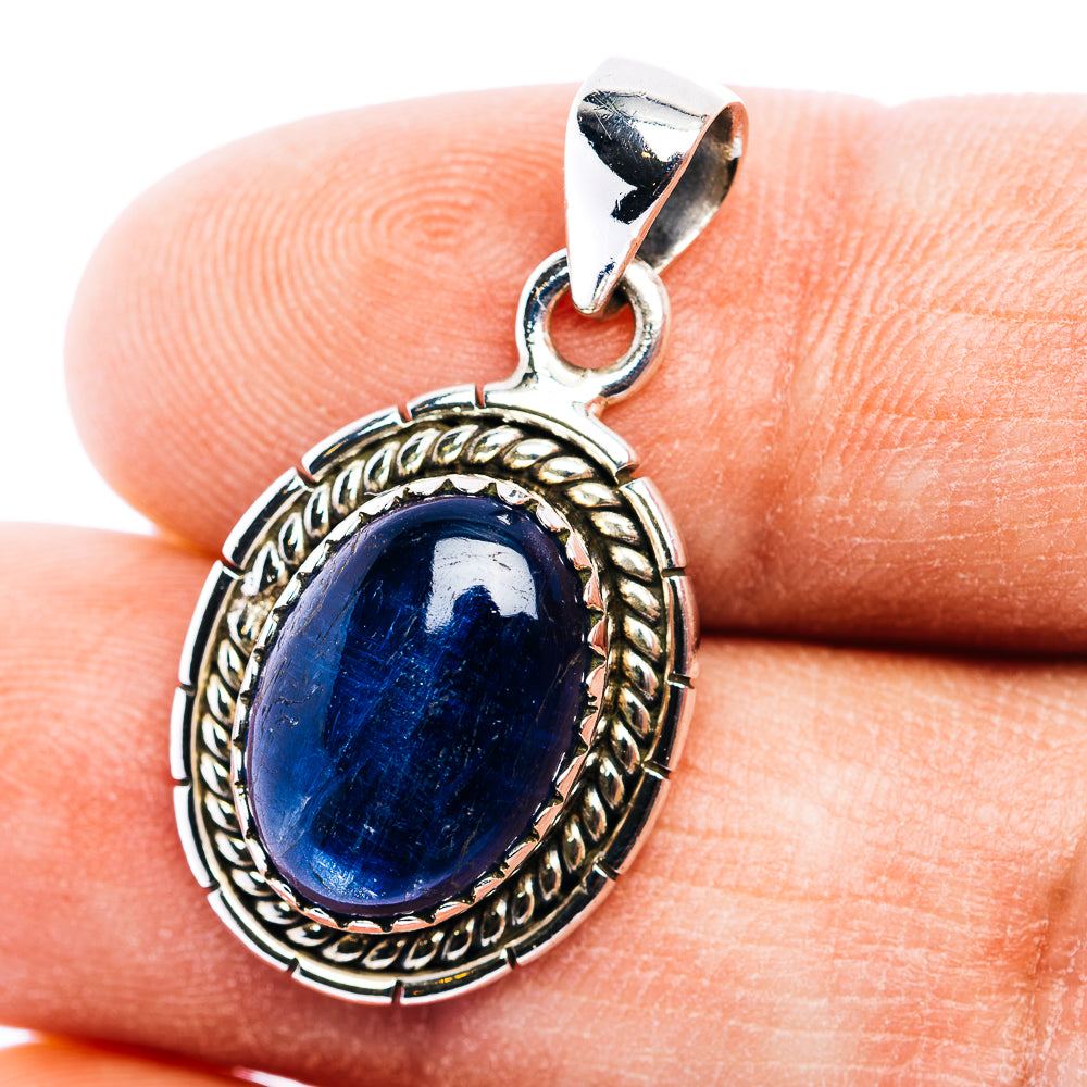 Kyanite Pendant 1 1/8" (.925 Sterling Silver)