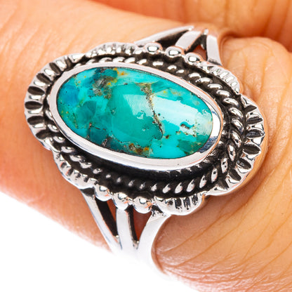 Arizona Turquoise Ring Size 6.75 (925 Sterling Silver) R2527