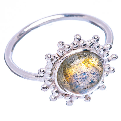 Labradorite Dainty Ring Size 6 (925 Sterling Silver) R146774